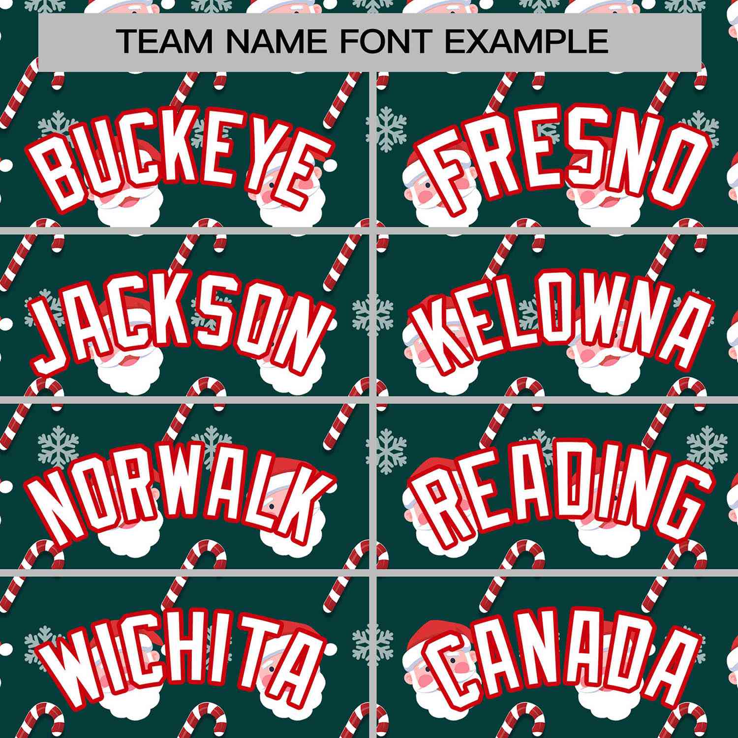 Custom Green White-Red Christmas Graffiti Pattern Authentic Baseball Jersey