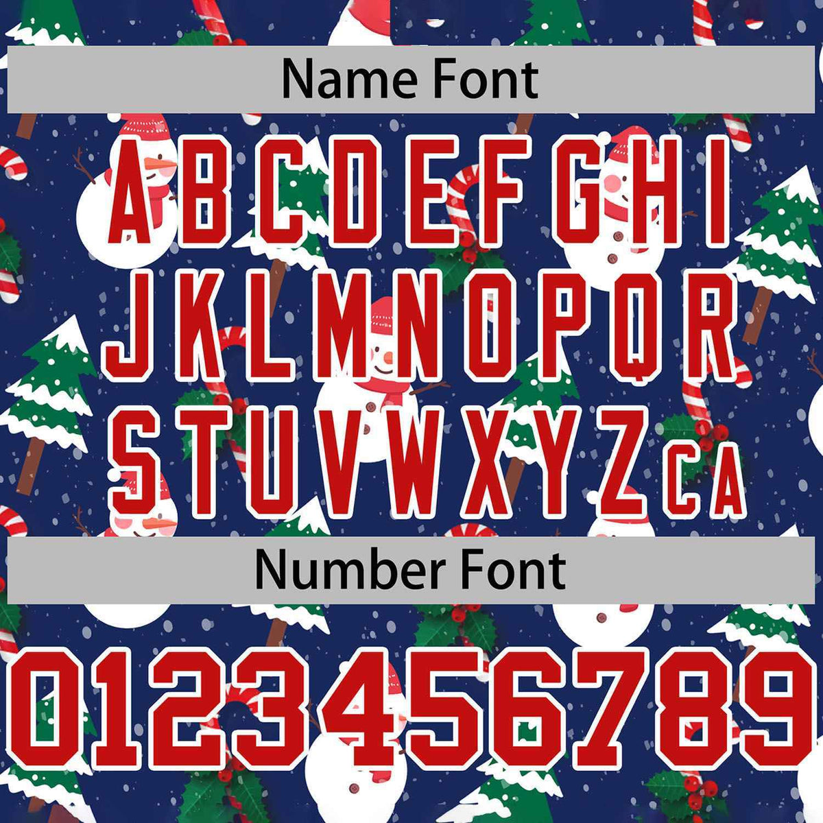 Custom Blue Red-White Christmas Graffiti Pattern Authentic Baseball Jersey