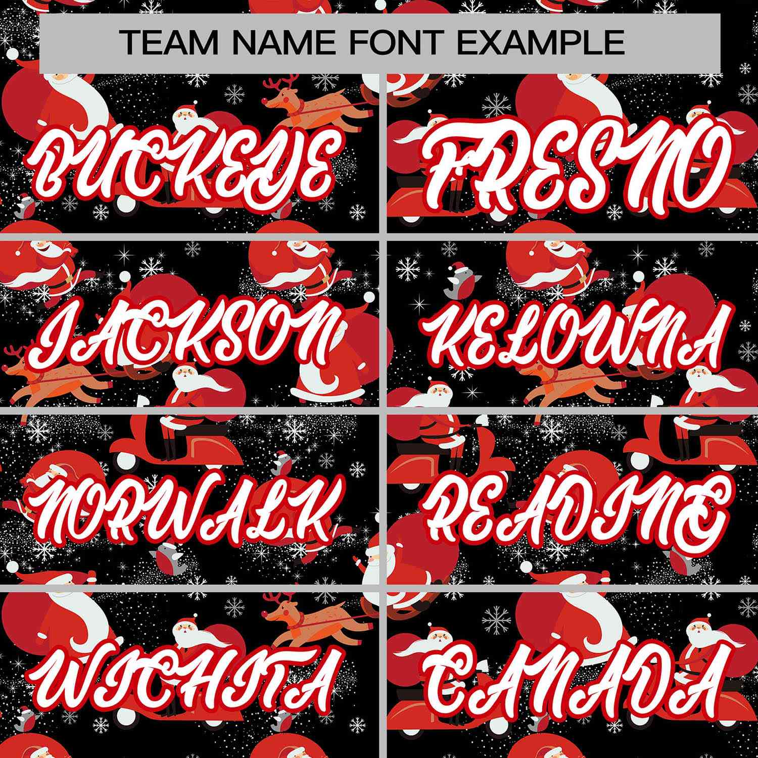 Custom Black White-Red Christmas Graffiti Pattern Authentic Baseball Jersey