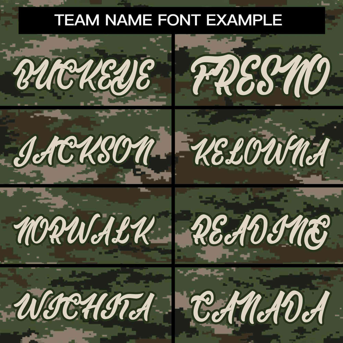 Custom Camo Green Authentic Baseball Jersey