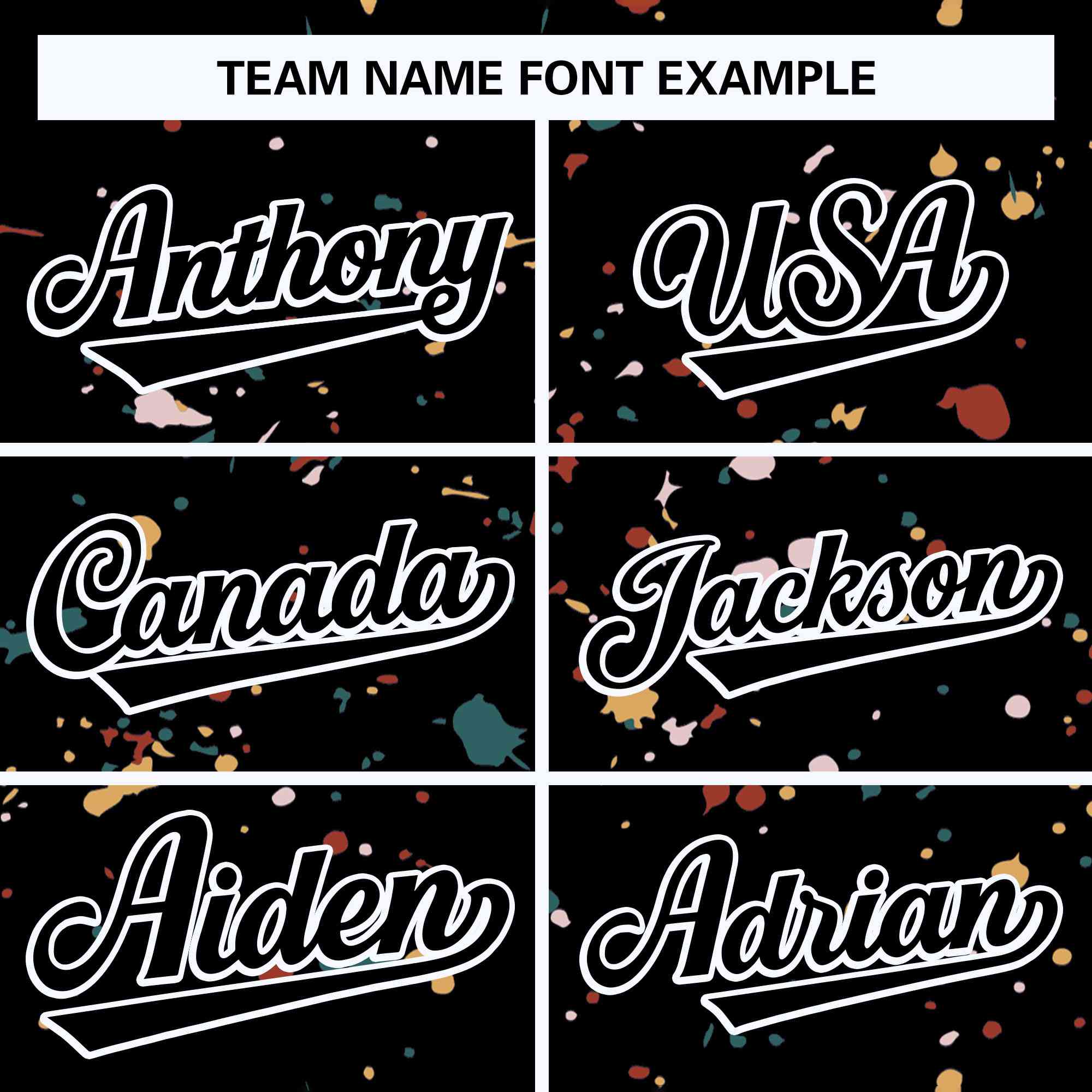 Custom Black White Splash Graffiti Pattern Authentic Baseball Jersey