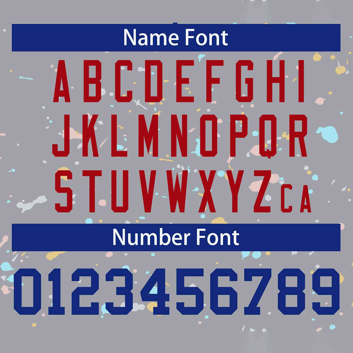 Custom Gray Royal-Red Splash Graffiti Pattern Authentic Baseball Jersey