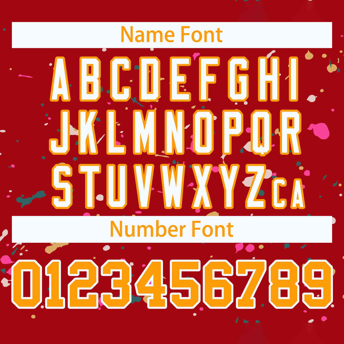 Custom Red Yellow-White Splash Graffiti Pattern Authentic Baseball Jersey