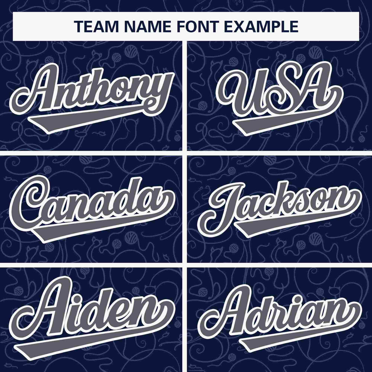 Custom Navy Gray Line Art Graffiti Pattern Design Authentic Baseball Jersey