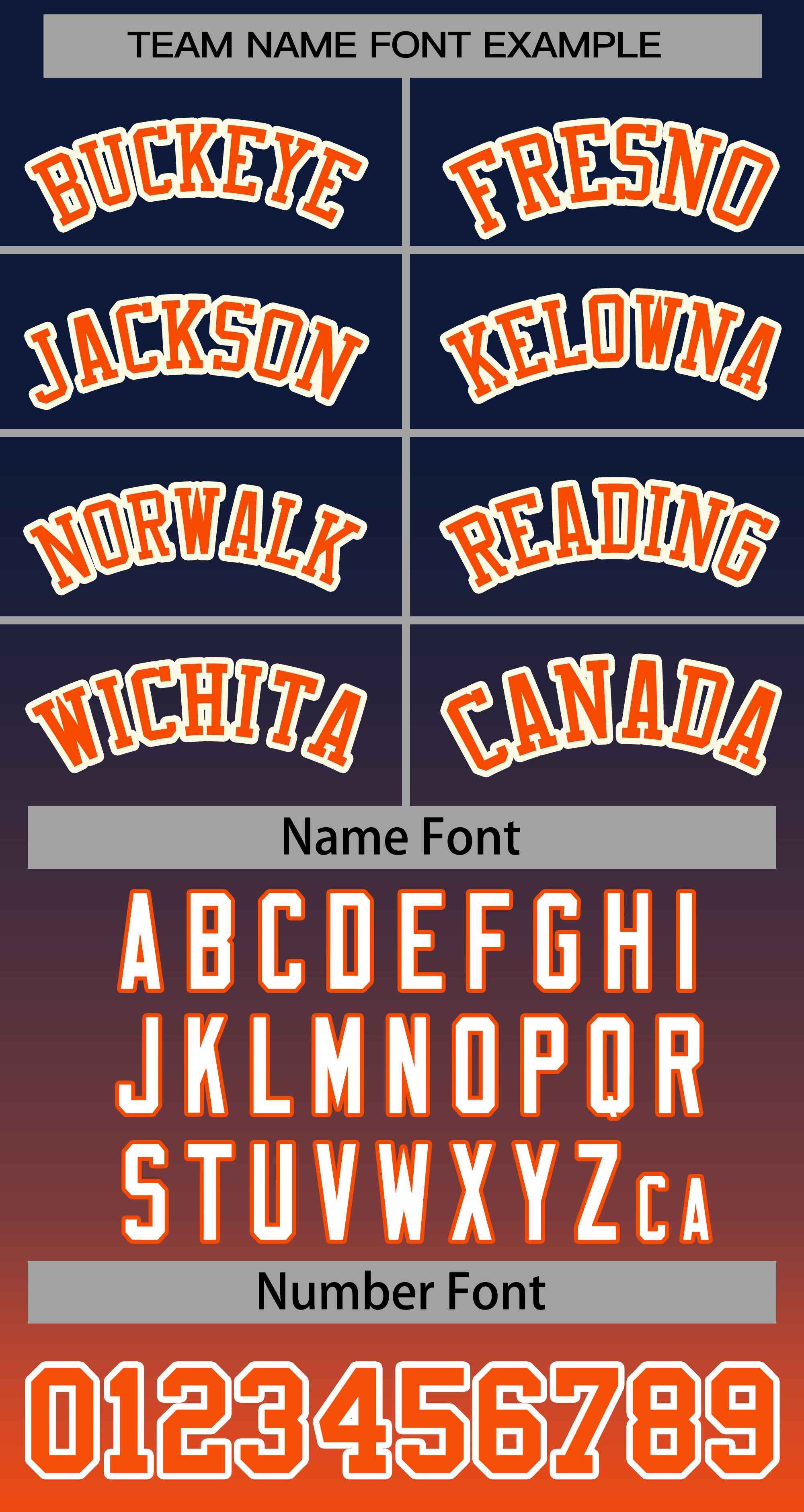 Custom Navy Orange-White Gradient Stripe Fashion Authentic Baseball Jersey