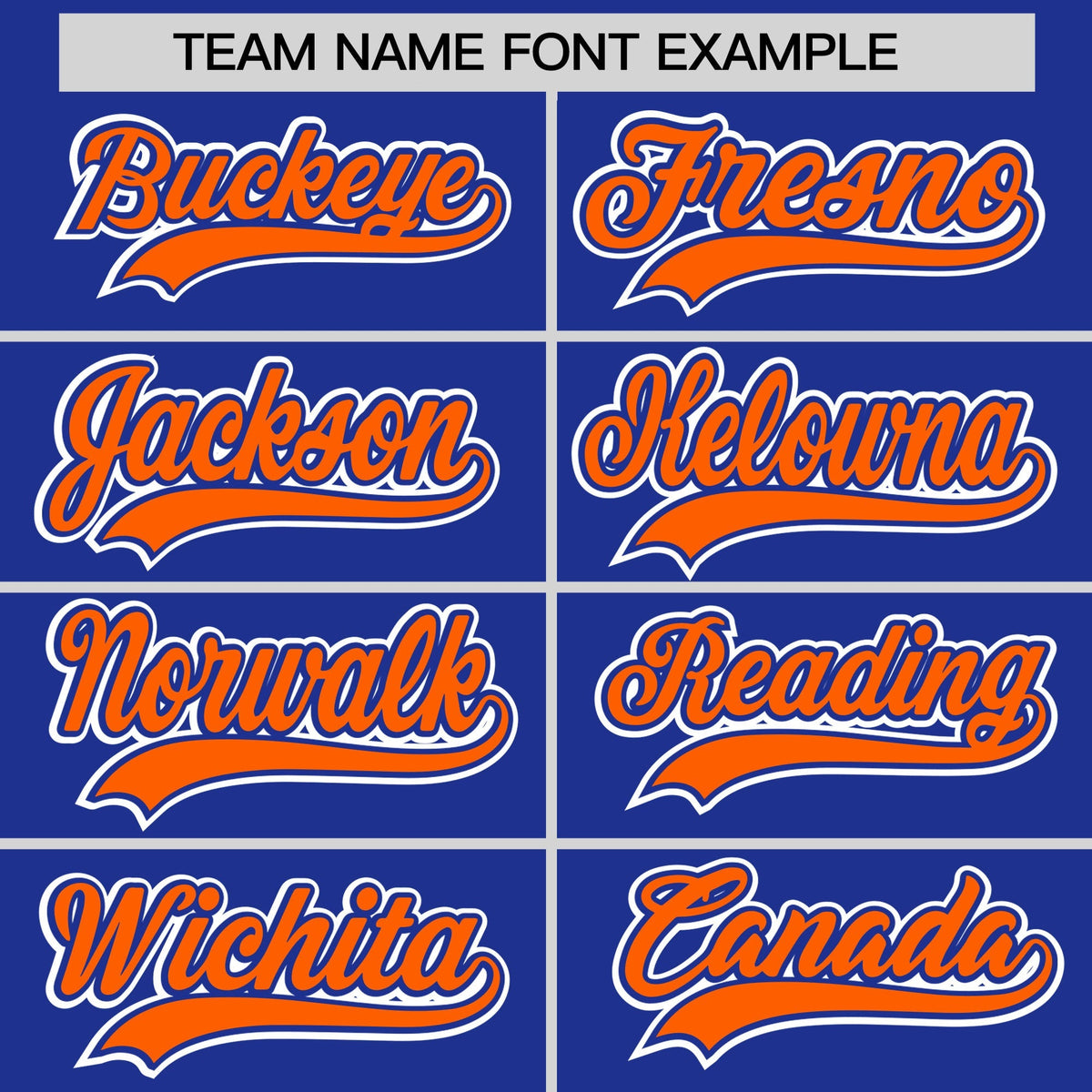 Custom Hockey Hoodie Jersey Royal Blue Orange Raglan Sleeves Lace-Up Neck Personal Name & Number & Logo