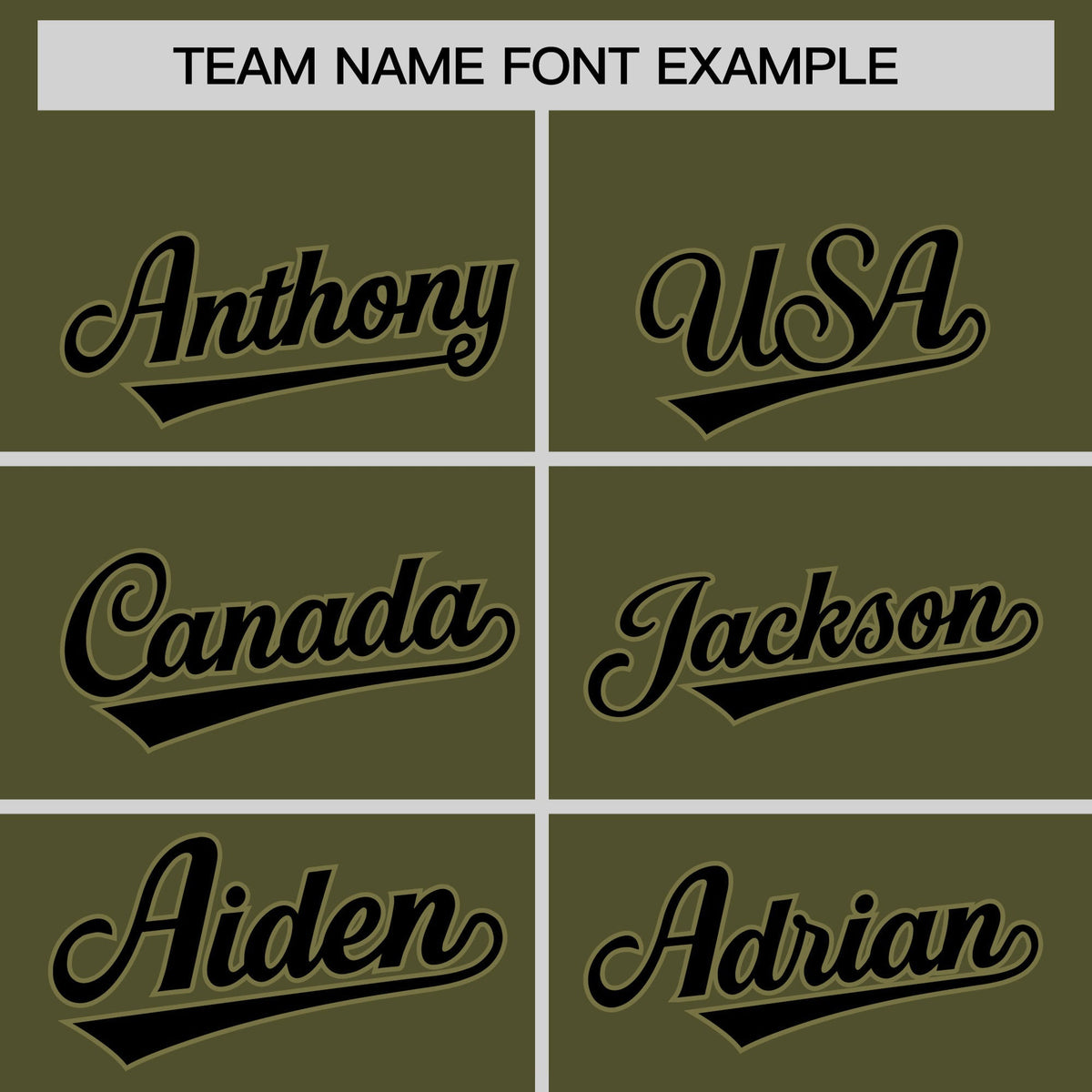 Custom Hockey Hoodie Jersey Olive Black Classic Style Add Name,Number&amp;Logo