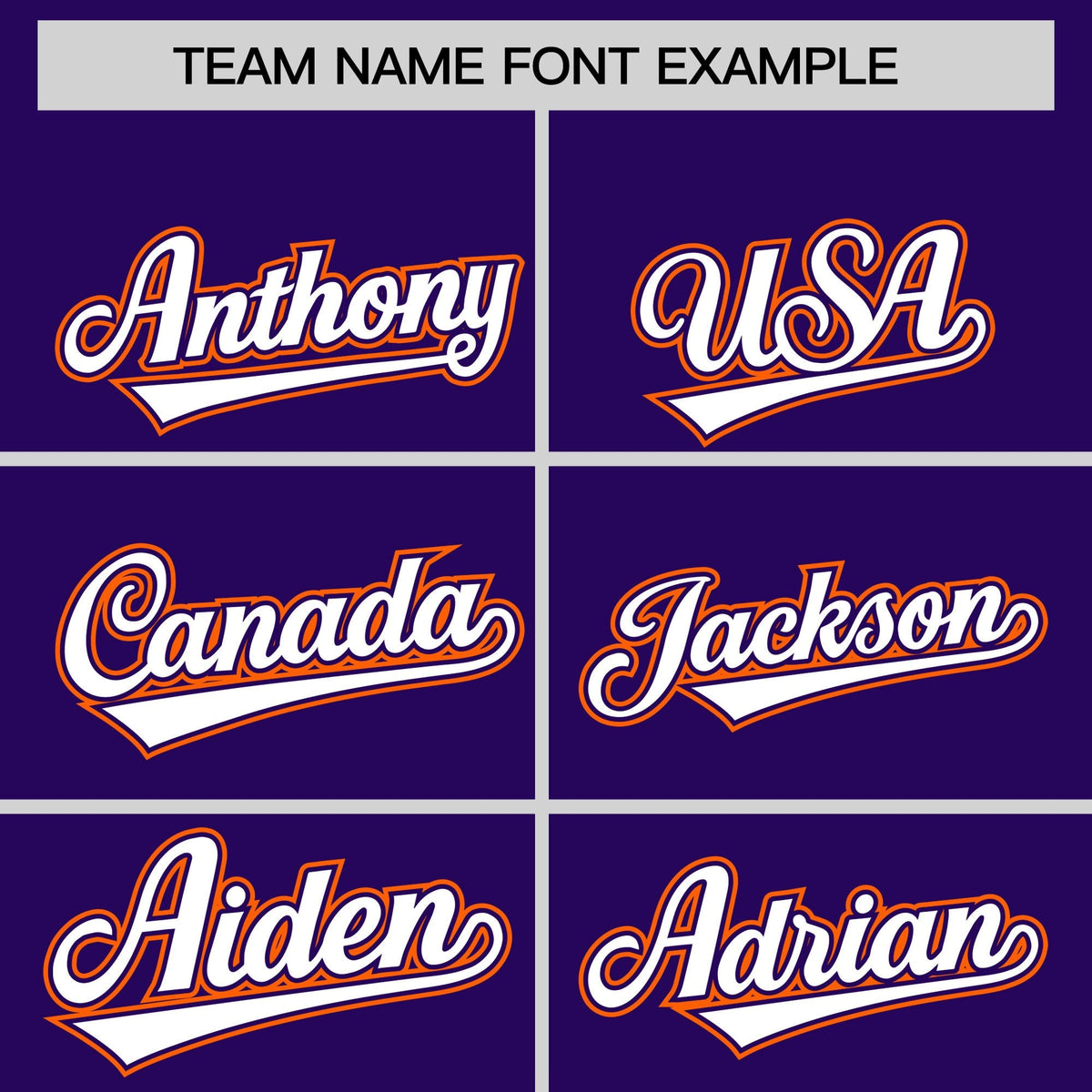 Custom Hockey Hoodie Jersey Purple Orange Classic Style Add Name,Number&amp;Logo