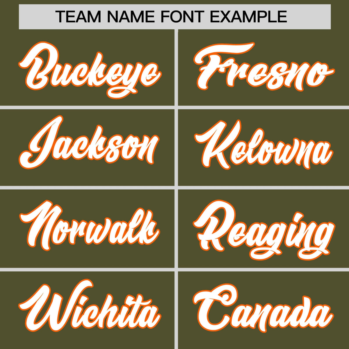 Custom Hockey Hoodie Jersey Olive Orange Classic Style for Men&amp;Youth