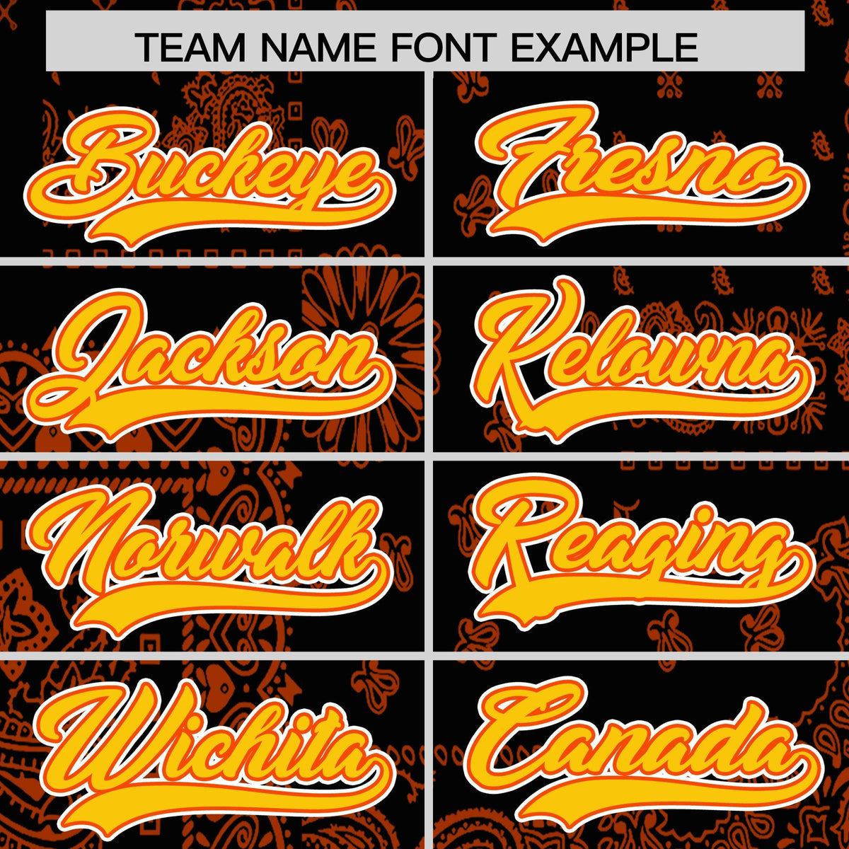 Custom Orange White Black Cashew Flower Graffiti Pattern V-Neck Hockey Jersey| KXKSHOP