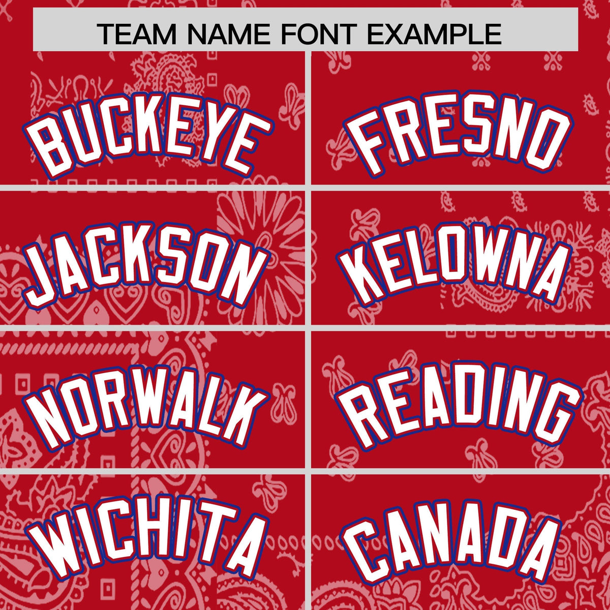 Custom Royal White Red Cashew Flower Graffiti Pattern V-Neck Hockey Jersey| KXKSHOP