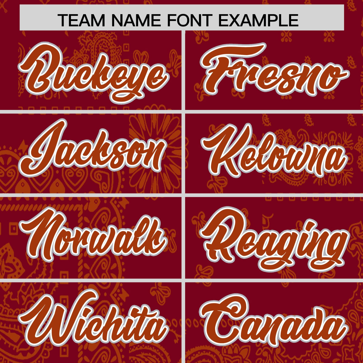 Custom Dark Orange Crimson White Cashew Flower Graffiti Pattern V-Neck Hockey Jersey| KXKSHOP