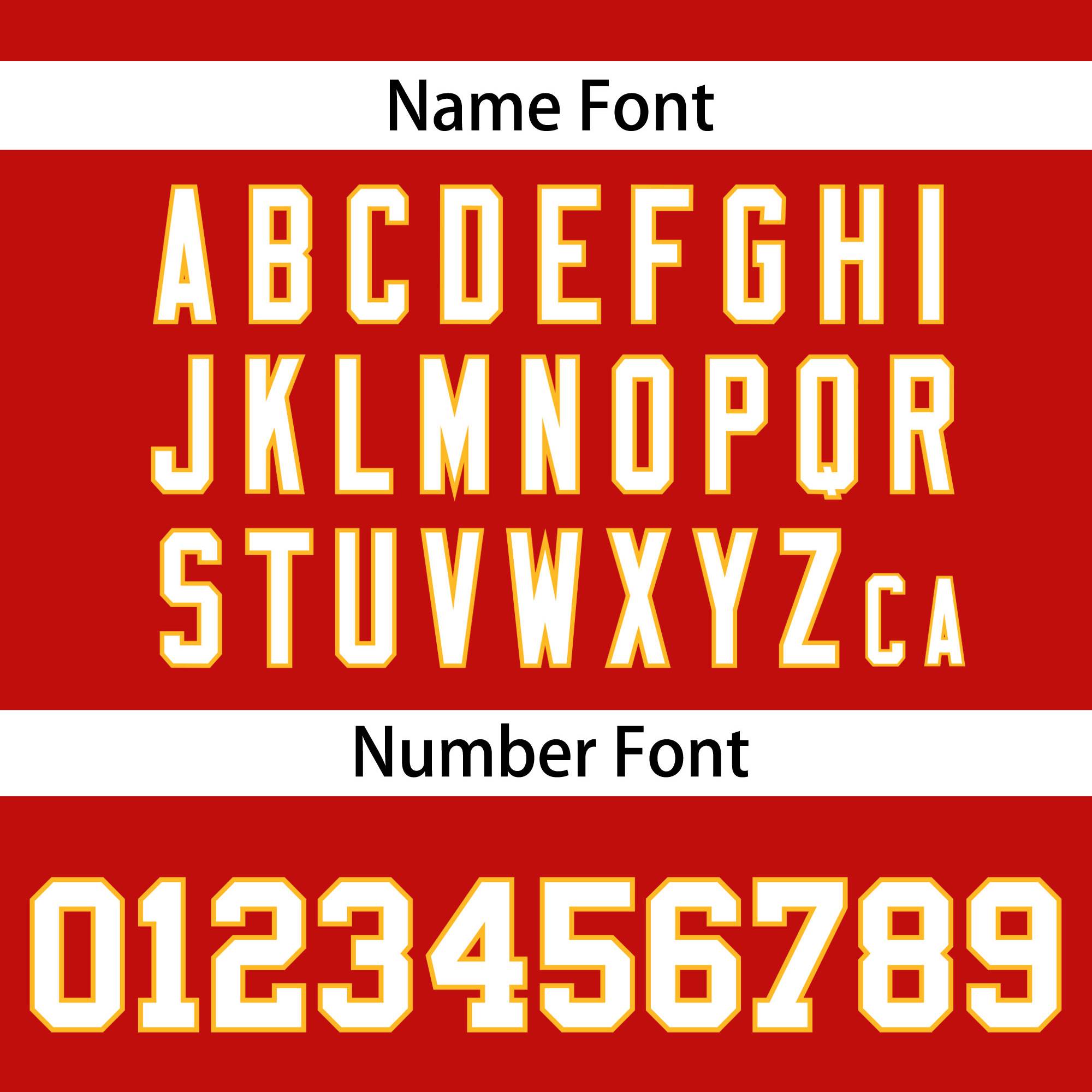 Custom Red Gold White Personalized Classic Lace-Up Neck Hockey Jersey | KXKSHOP