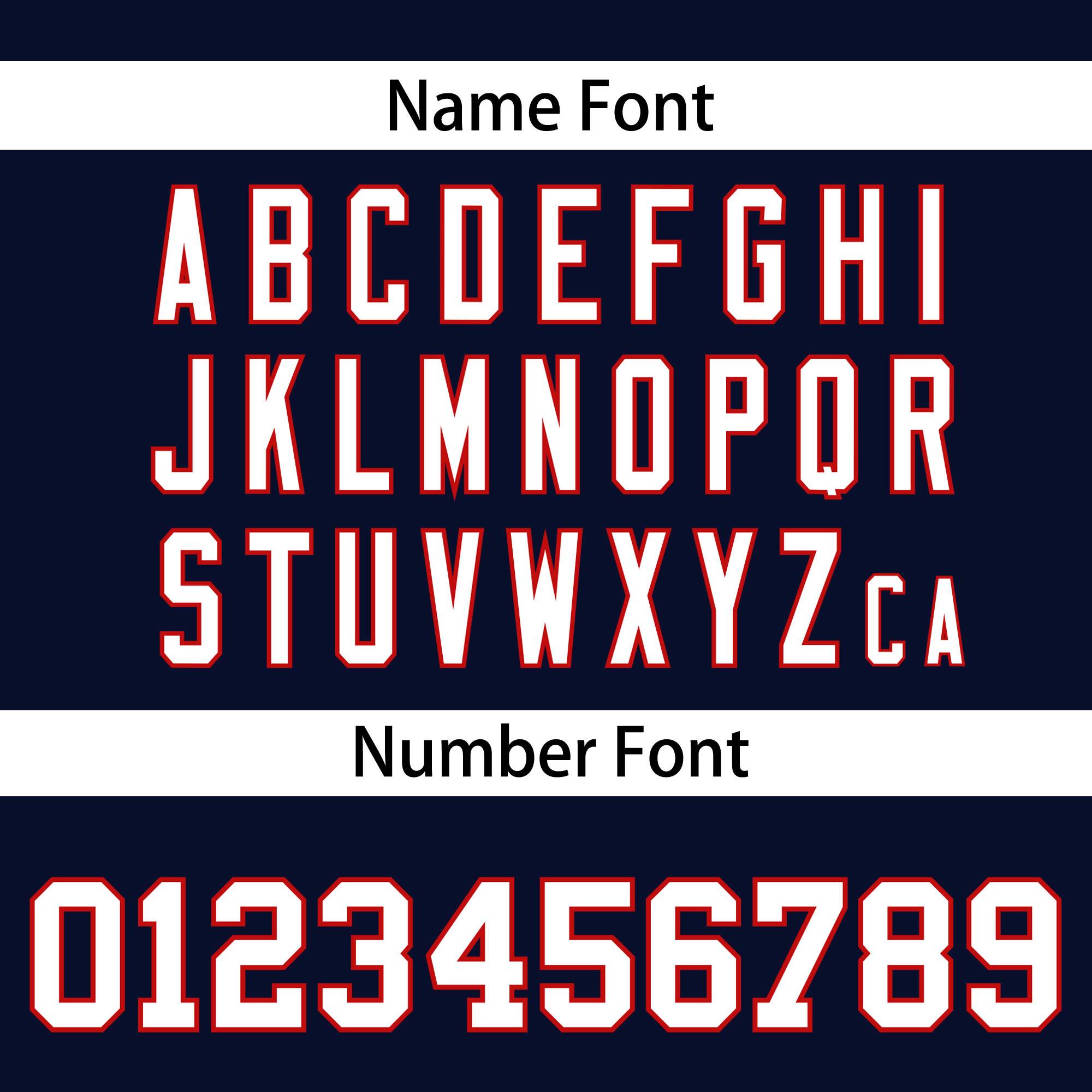 Custom Navy Red White Personalized Classic Lace-Up Neck Hockey Jersey | KXKSHOP