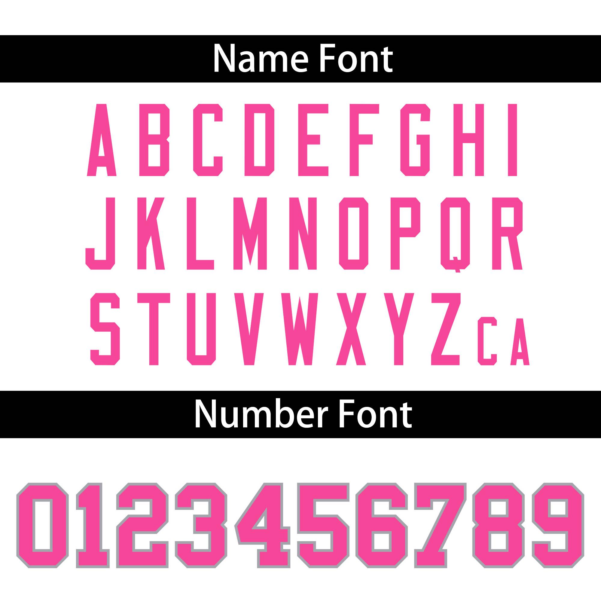 Custom White Pink Gray Personalized Classic Lace-Up Neck Hockey Jersey | KXKSHOP