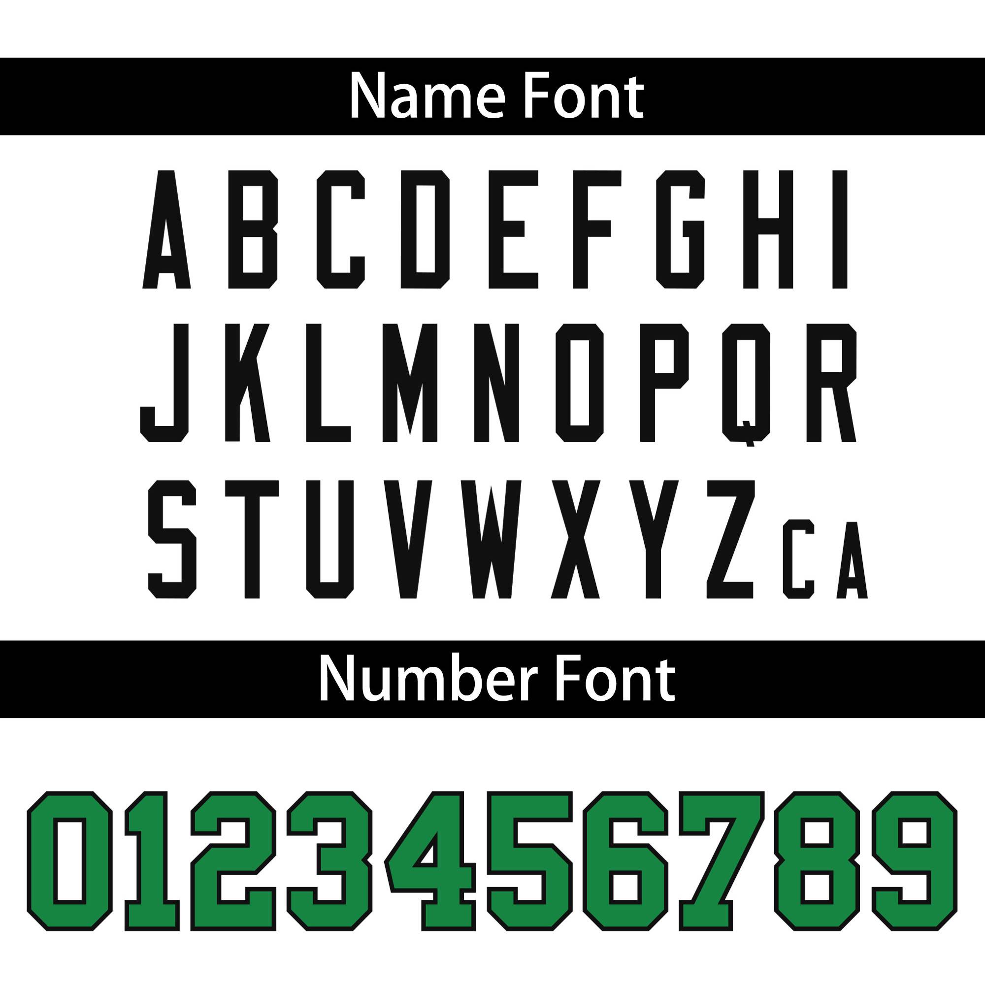 Custom White Kelly Green Black Personalized Classic Lace-Up Neck Hockey Jersey | KXKSHOP