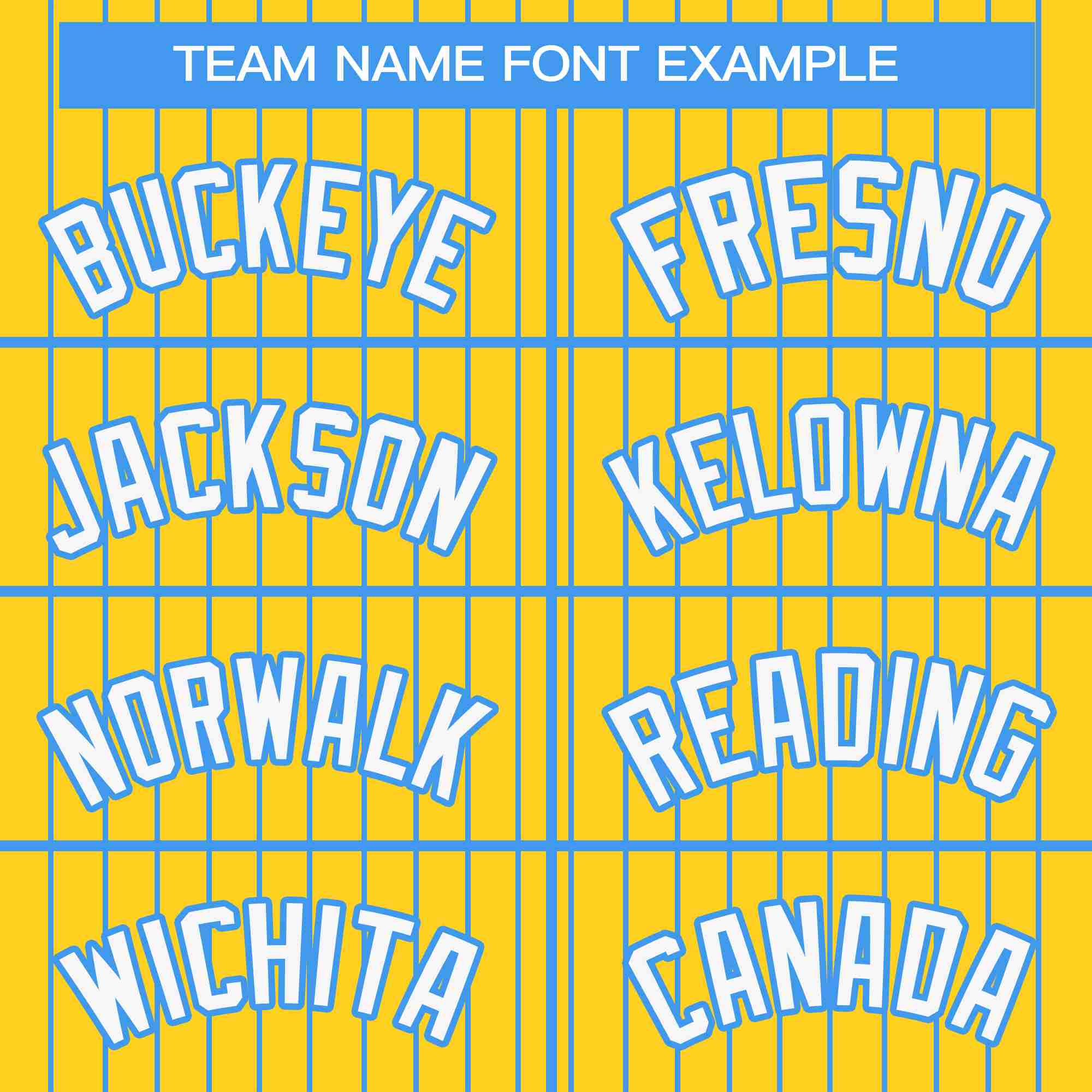 Custom Gold Powder Blue-White Stripe Fashion Design Full Button Authentic Baseball Jersey