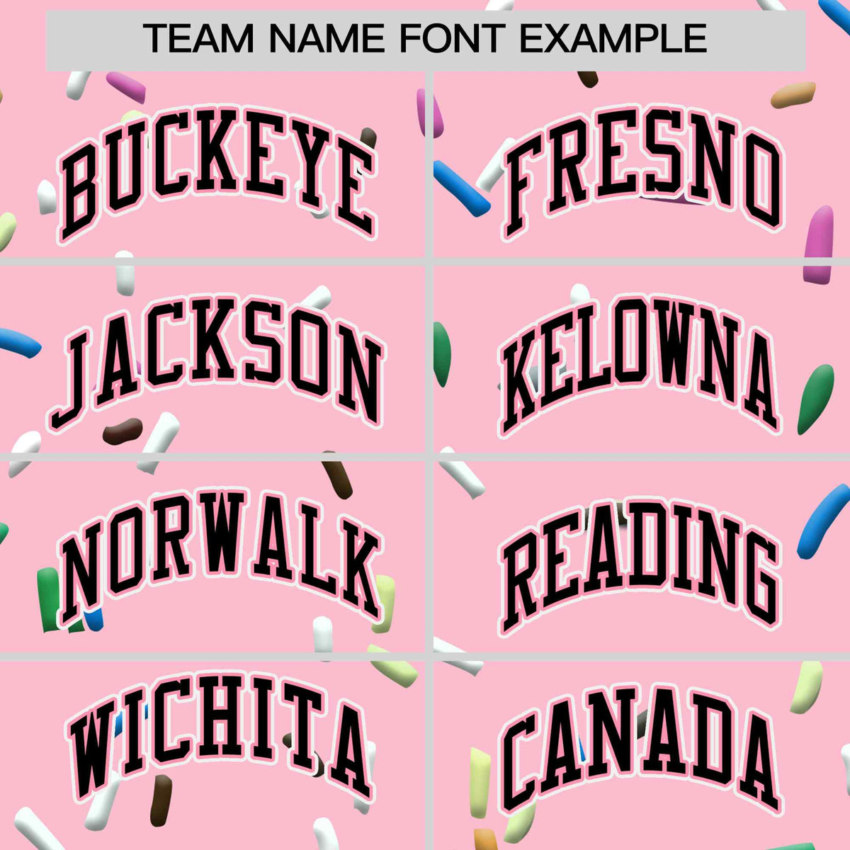 Custom Light Pink Black Ice Cream Pattern Personalized V-Neck Hockey Jersey