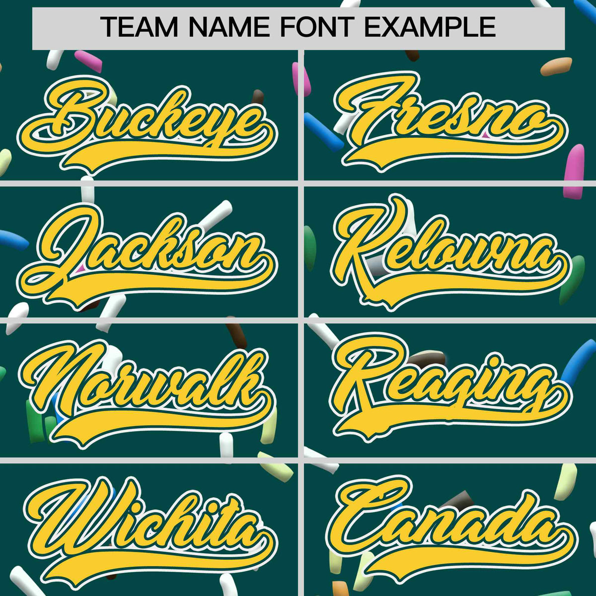 Custom Midnight Green Gold Ice Cream Pattern Personalized V-Neck Hockey Jersey