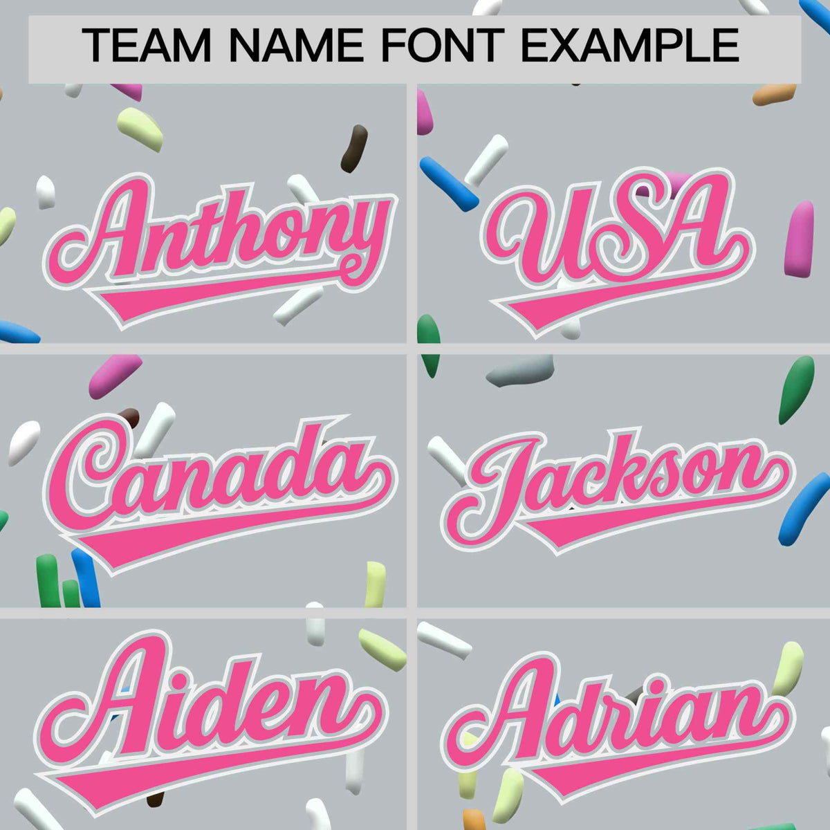 Custom Silver Pink Ice Cream Pattern Personalized V-Neck Hockey Jersey| KXKSHOP