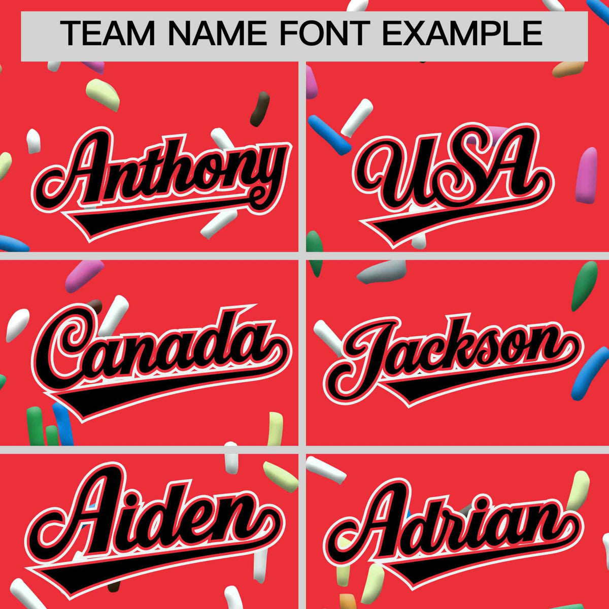 Custom Light Red Black Ice Cream Pattern Personalized V-Neck Hockey Jersey| KXKSHOP