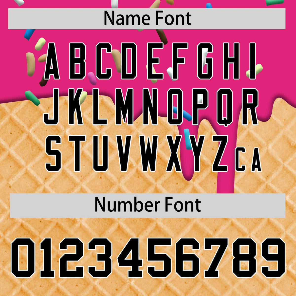 Custom Rose Red Black Ice Cream Pattern Personalized V-Neck Hockey Jersey| KXKSHOP