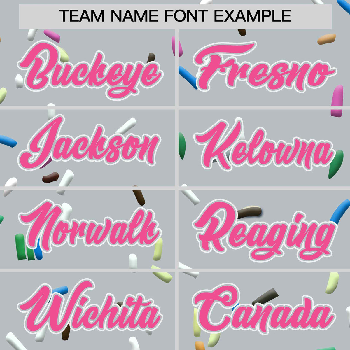 Custom Silver Pink Ice Cream Pattern Personalized V-Neck Hockey Jersey