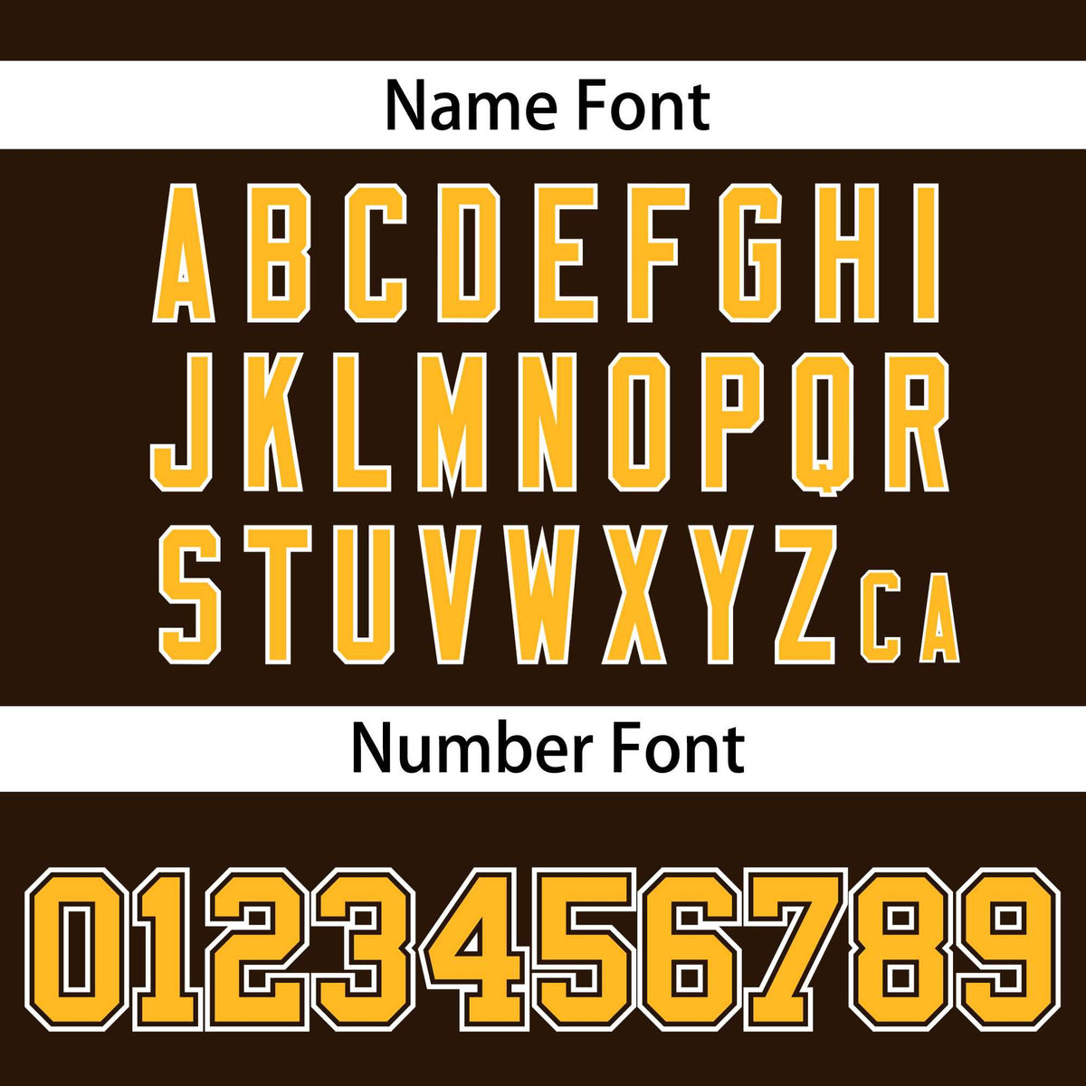 Custom Brown Gold-White Personalized Classic V-Neck Hockey Jersey | KXKSHOP