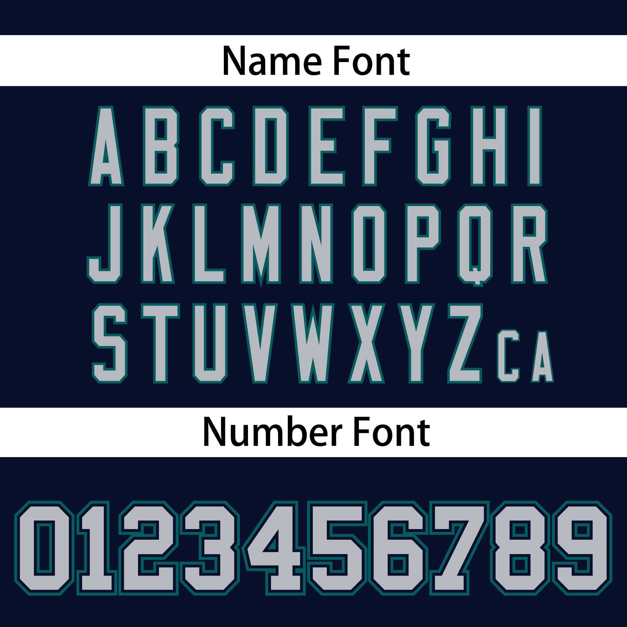 Custom Navy Aqua-Gray Personalized Classic V-Neck Hockey Jersey | KXKSHOP