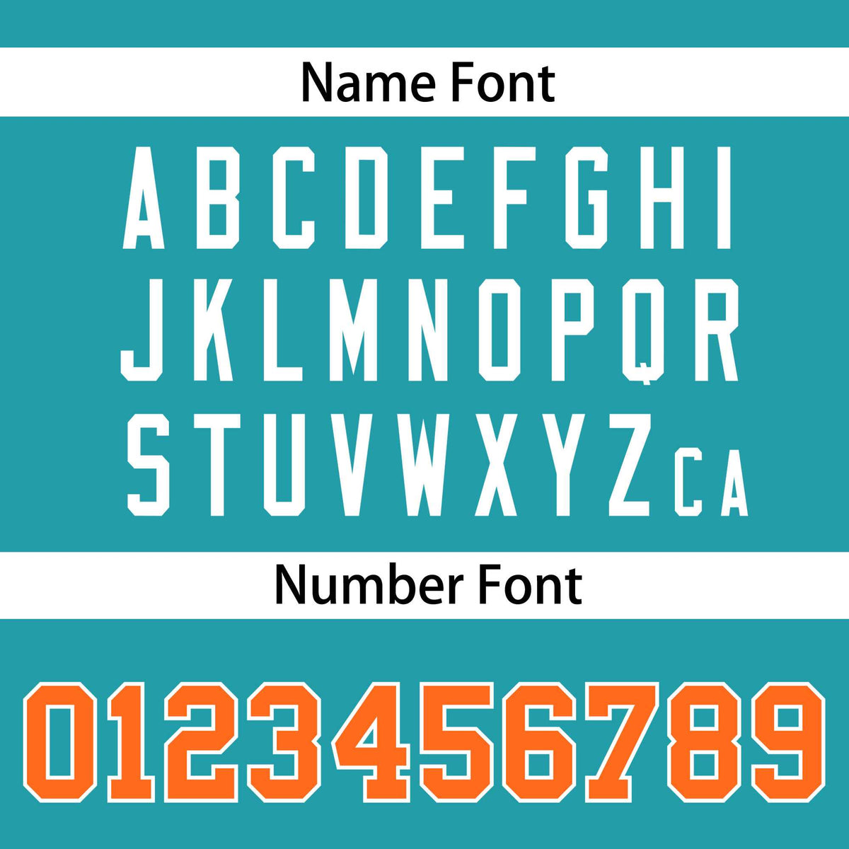 Custom Aqua Orange-White Personalized Classic V-Neck Hockey Jersey | KXKSHOP