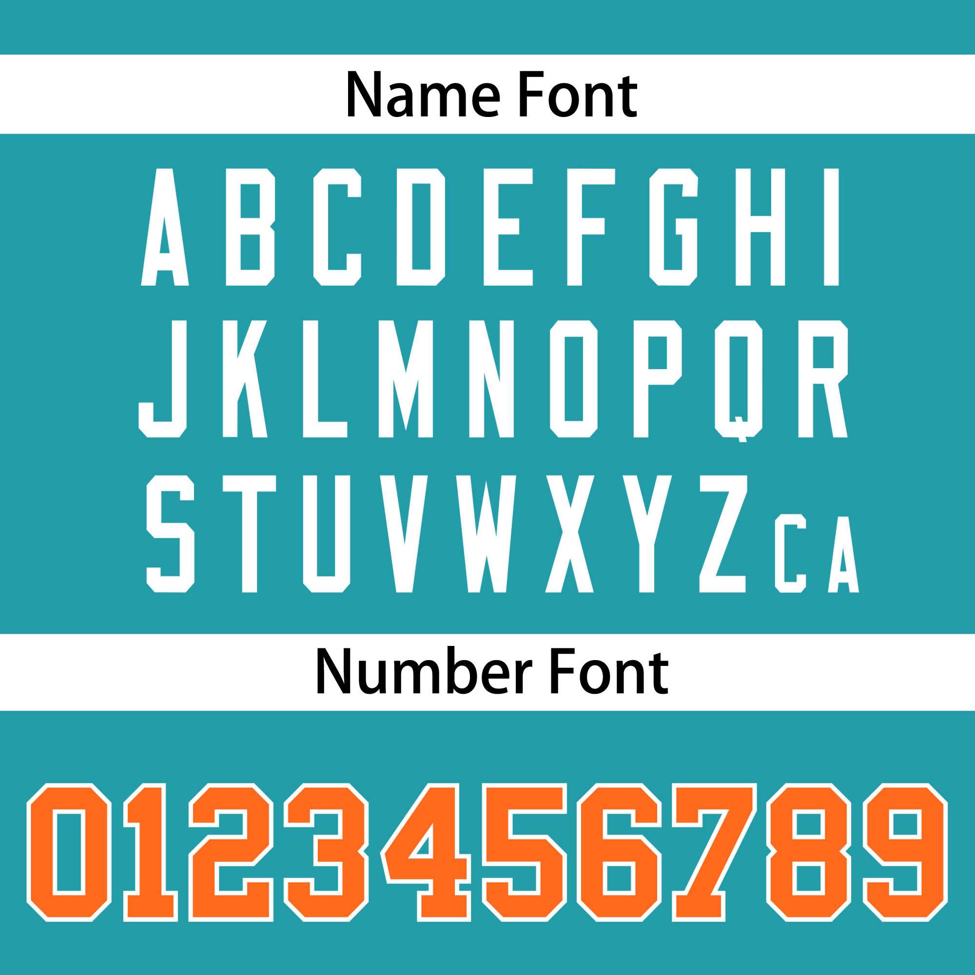 Custom Aqua Orange-White Personalized Classic V-Neck Hockey Jersey | KXKSHOP