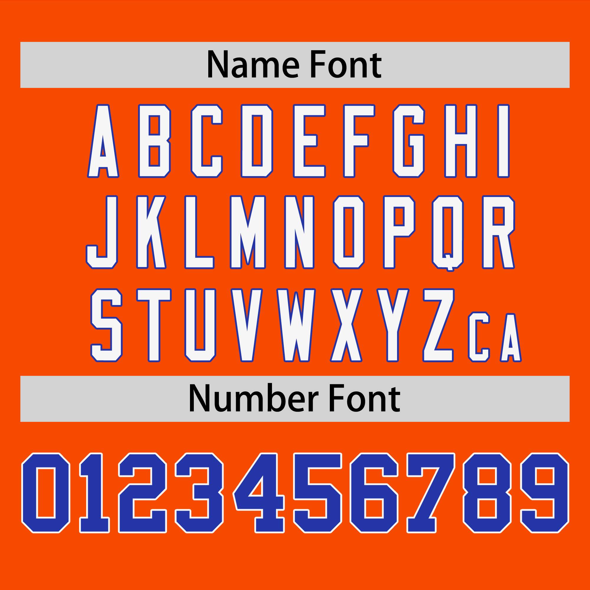Custom Orange Royal Personalized Raglan Sleeves Round-Neck Hockey Jersey | KXKSHOP