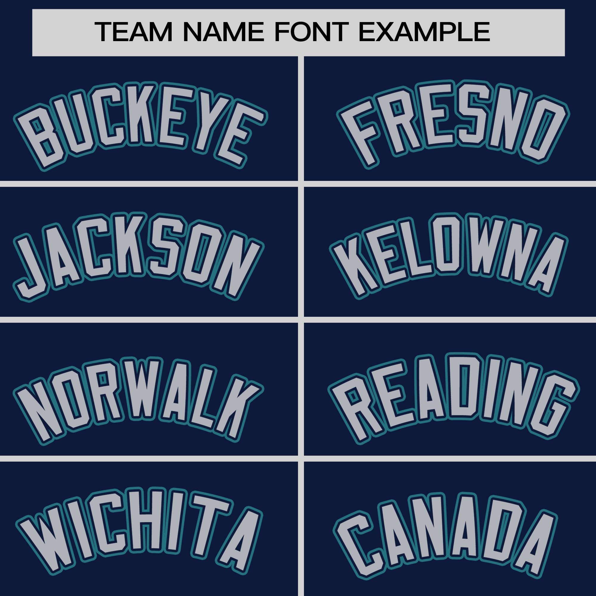 Custom Navy Aqua Personalized Raglan Sleeves Round-Neck Hockey Jersey | KXKSHOP