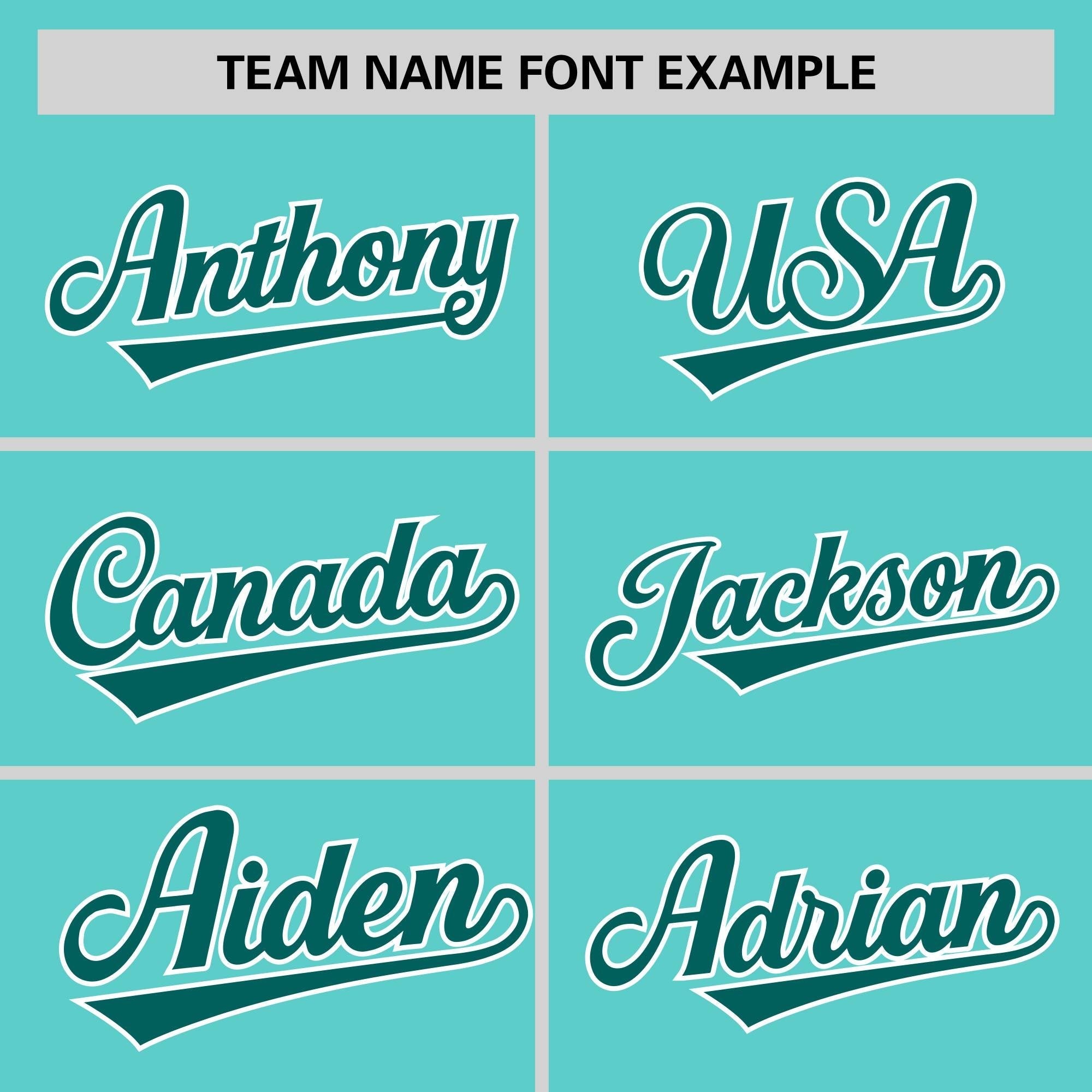 Custom Bright Green Aqua Personalized Raglan Sleeves Round-Neck Hockey Jersey | KXKSHOP