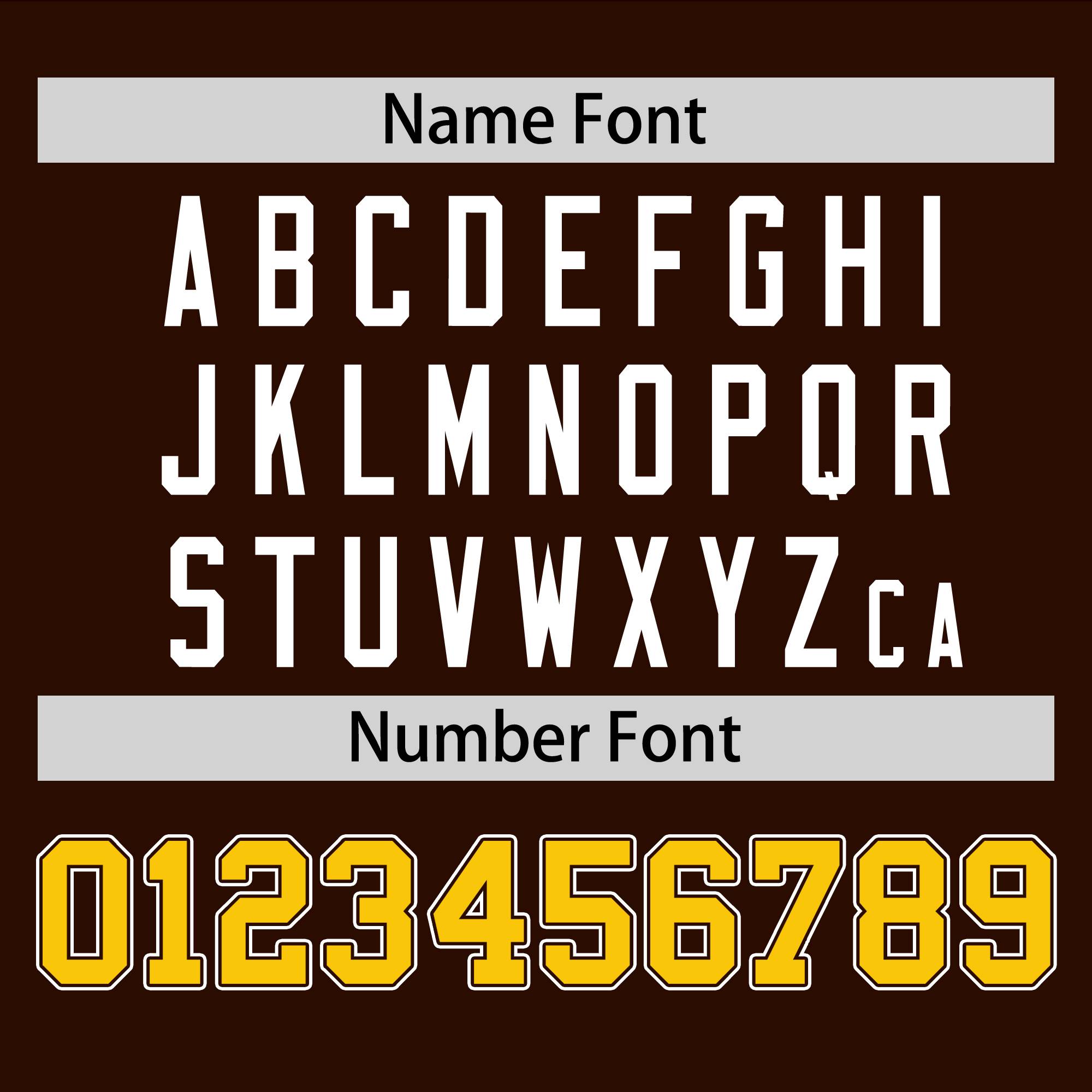 Custom Brown Gold Personalized Raglan Sleeves Round-Neck Hockey Jersey | KXKSHOP