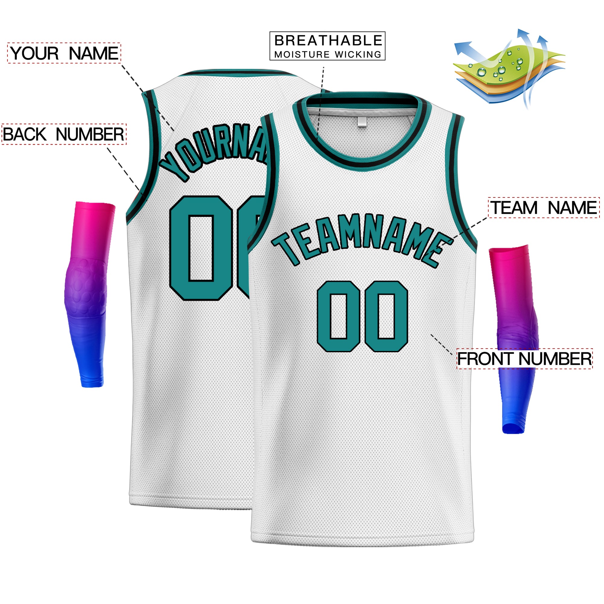 Custom Neon Green White-Navy Classic kits Sports Uniform Basketball Jersey| KXKSHOP