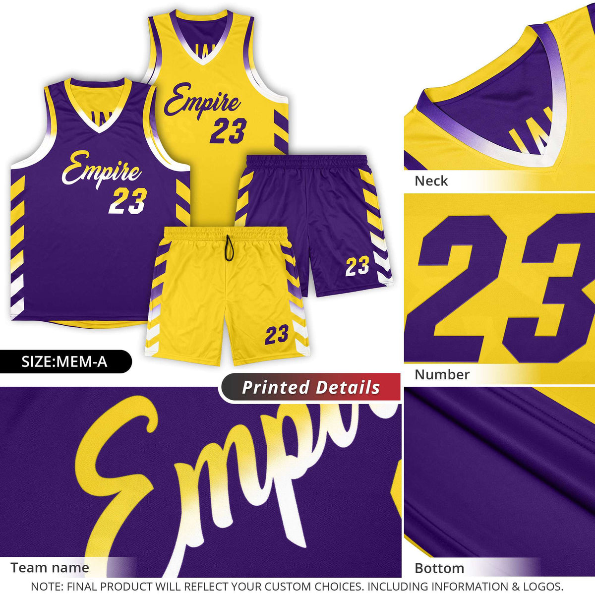 Custom White Black Reversible Basketball Jersey Kits - Side Arrow Light Blue Pink Gradient