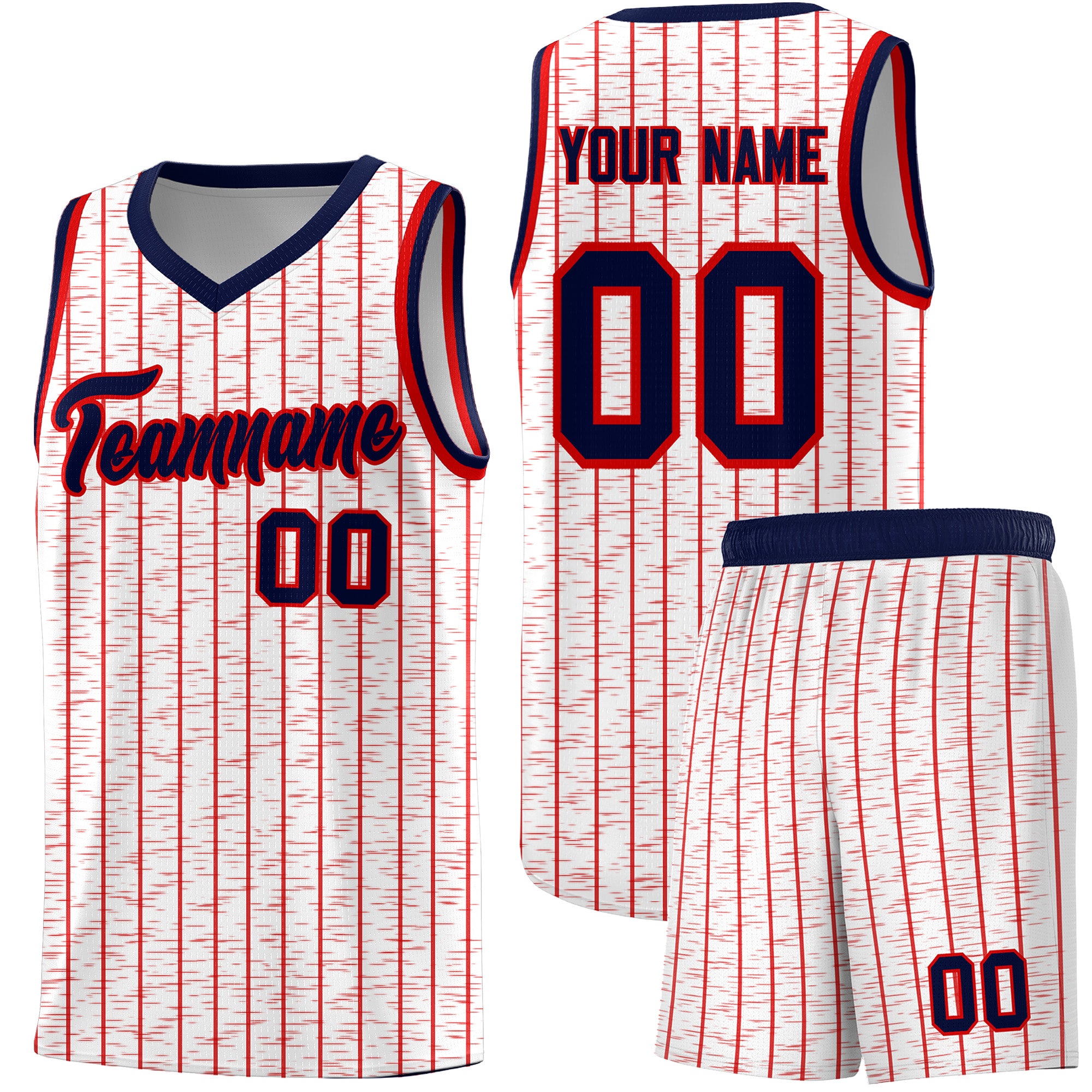 Custom White Custom Gray Pinstripe Retro Sets Uniform Basketball Jersey