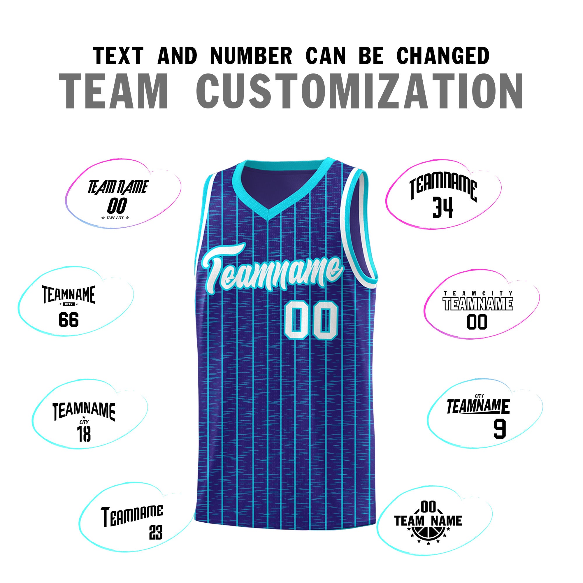 Custom Royal Custom Gray Pinstripe Retro Sets Uniform Basketball Jersey