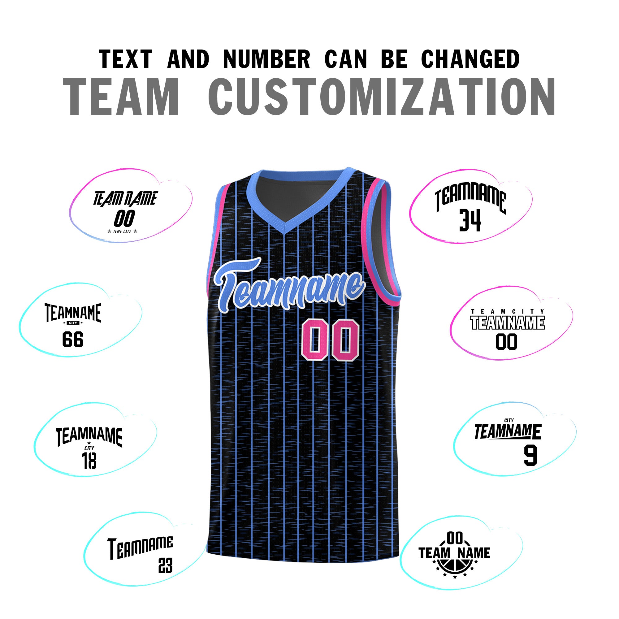 Custom Black Custom Gray Pinstripe Retro Sets Uniform Basketball Jersey