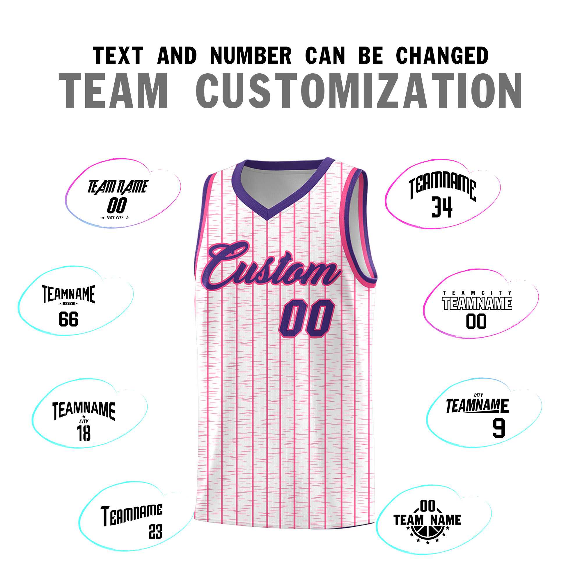Custom White Custom Gray Pinstripe Retro Sets Uniform Basketball Jersey