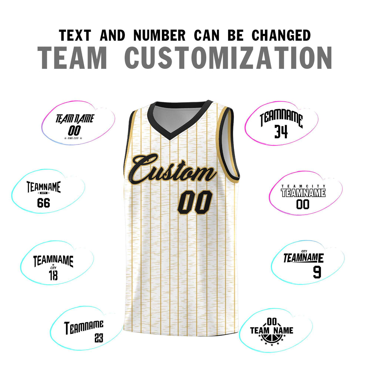 Custom White Custom Gray Pinstripe Retro Sets Uniform Basketball Jersey