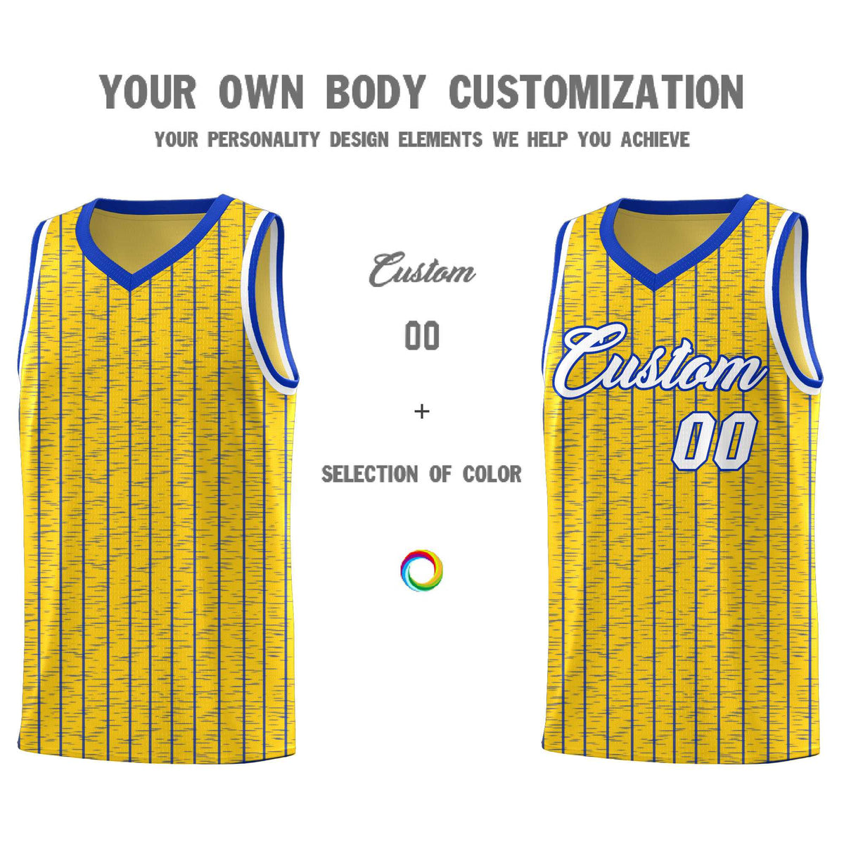 Custom Gold Custom Gray Pinstripe Retro Sets Uniform Basketball Jersey