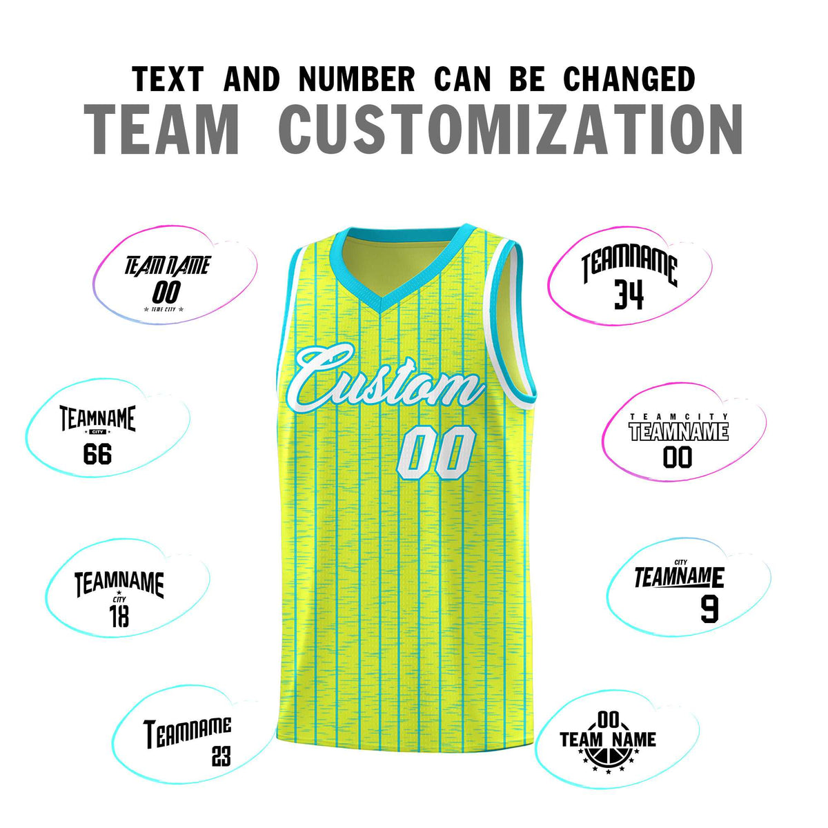 Custom Fluorescent Green Custom Gray Pinstripe Retro Sets Uniform Basketball Jersey