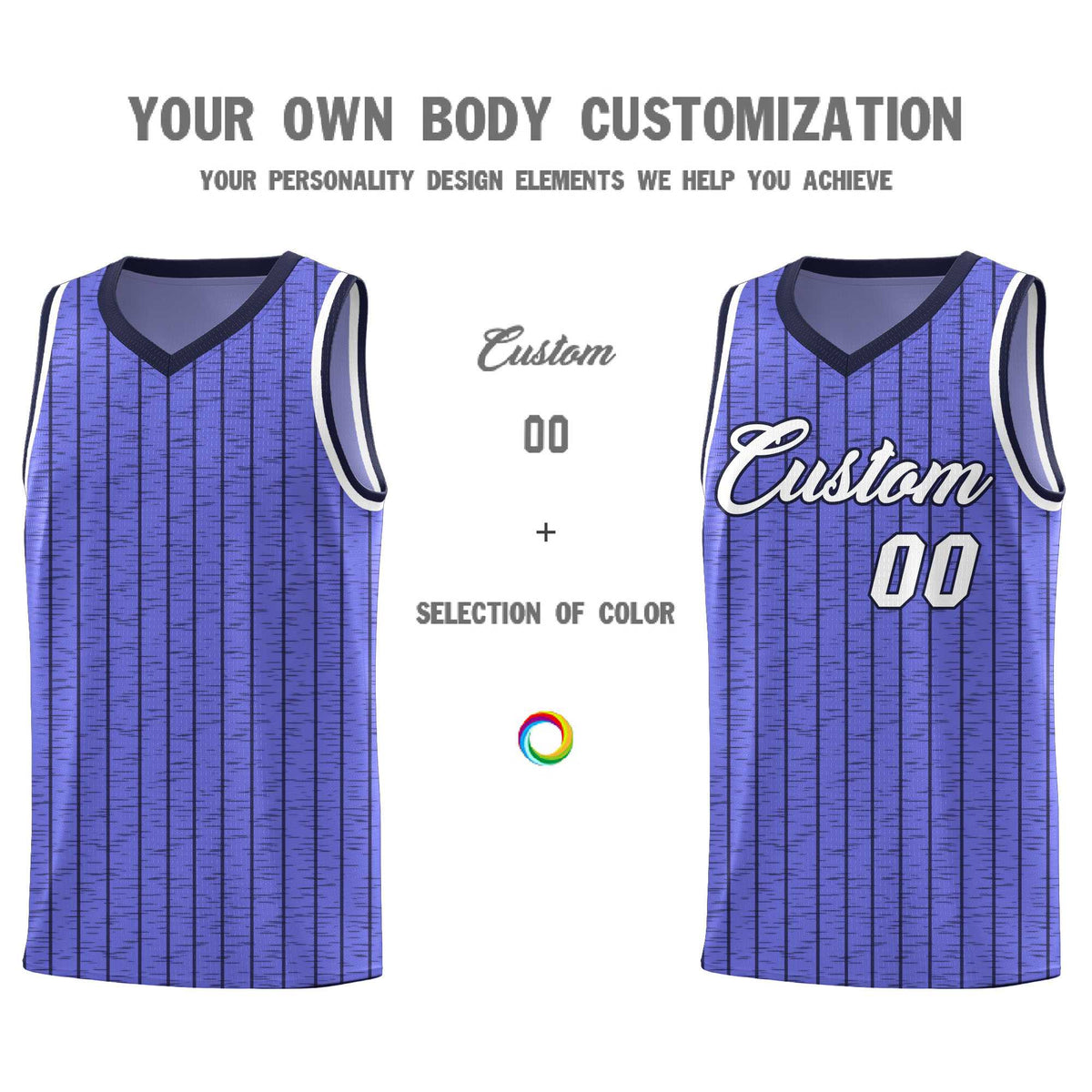 Custom Munsell Blue Custom Gray Pinstripe Retro Sets Uniform Basketball Jersey