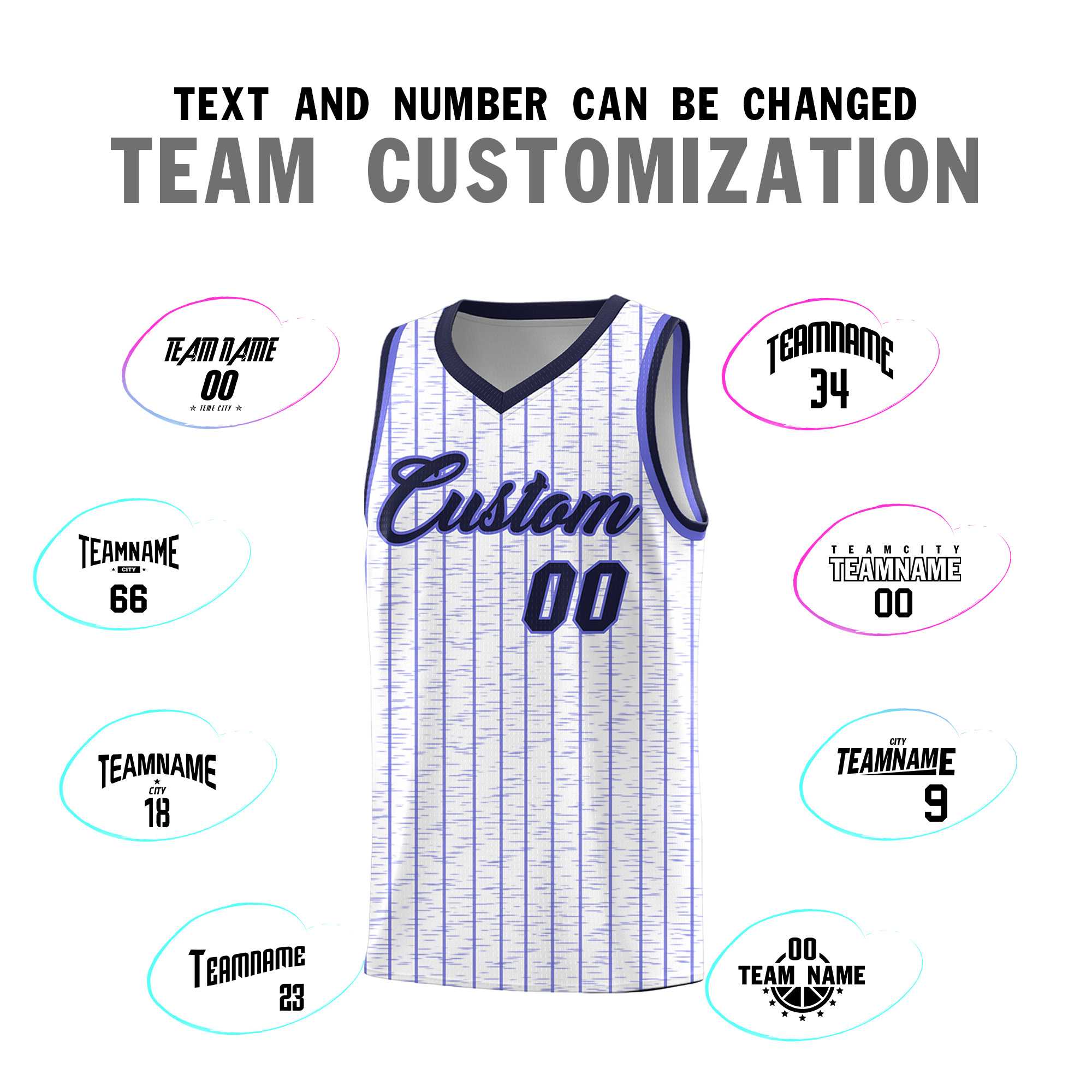 Custom White Custom Gray Pinstripe Retro Sets Uniform Basketball Jersey