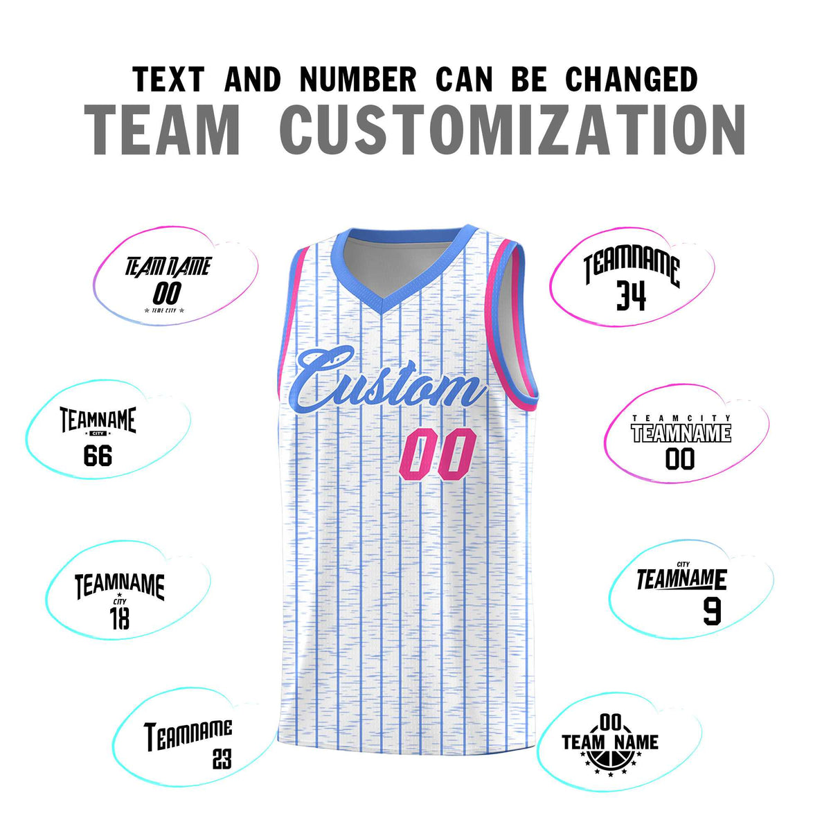 Custom White Custom Gray Pinstripe Retro Sets Uniform Basketball Jersey