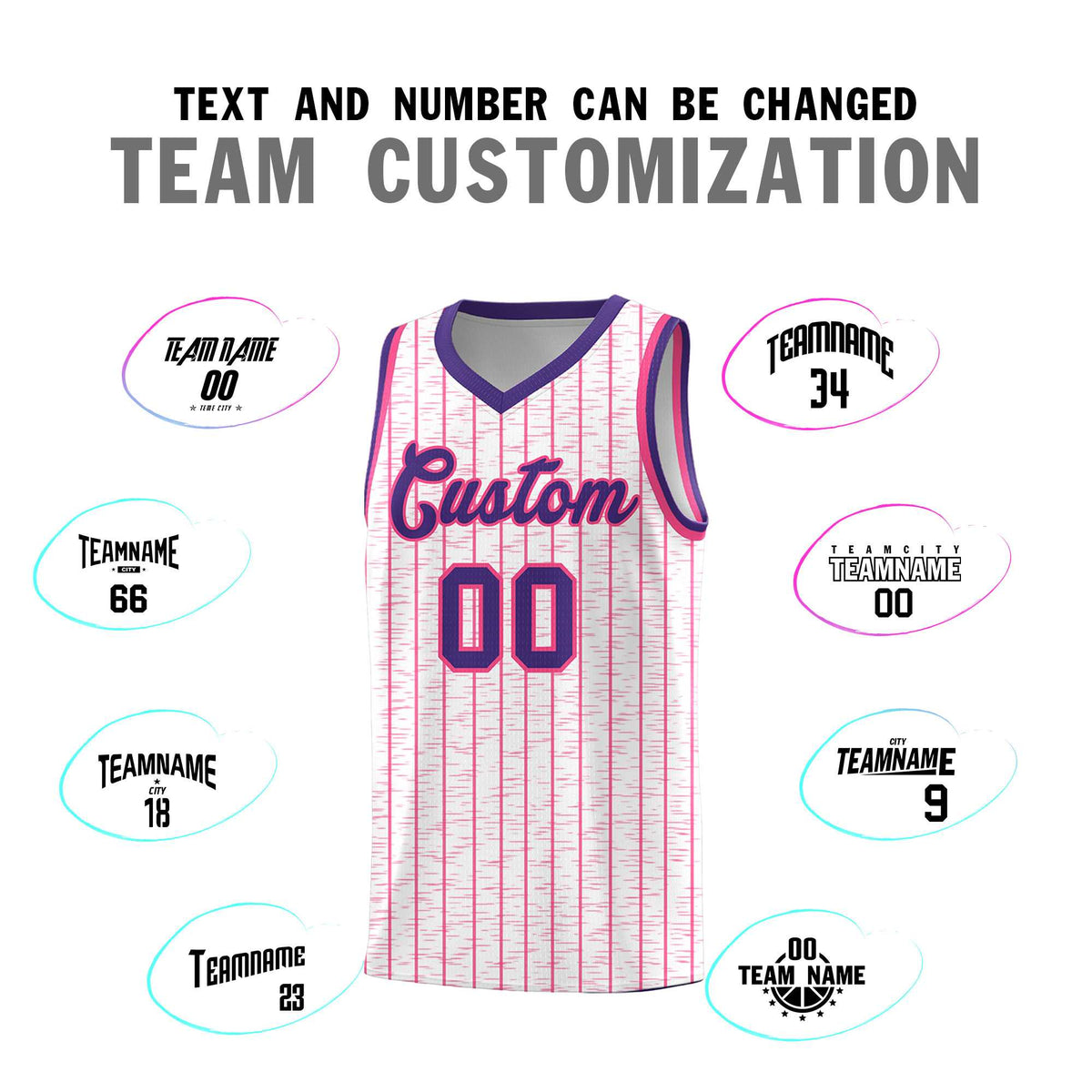 Custom White Custom Gray Pinstripe Retro Sets Uniform Basketball Jersey