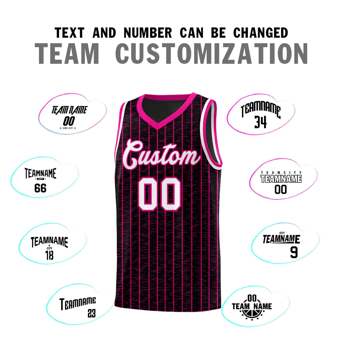 Custom Black Custom Gray Pinstripe Retro Sets Uniform Basketball Jersey