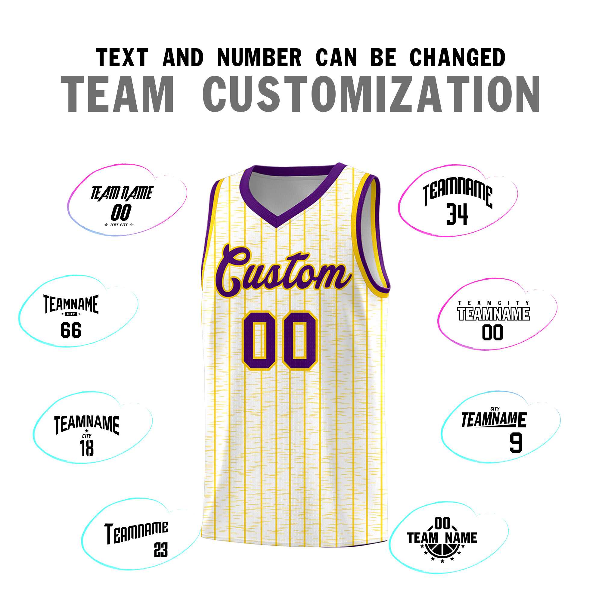 Custom White Custom Gray Pinstripe Retro Sets Uniform Basketball Jersey
